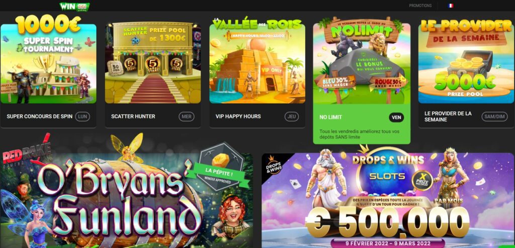 Les tournois exclusifs de WinOui Casino